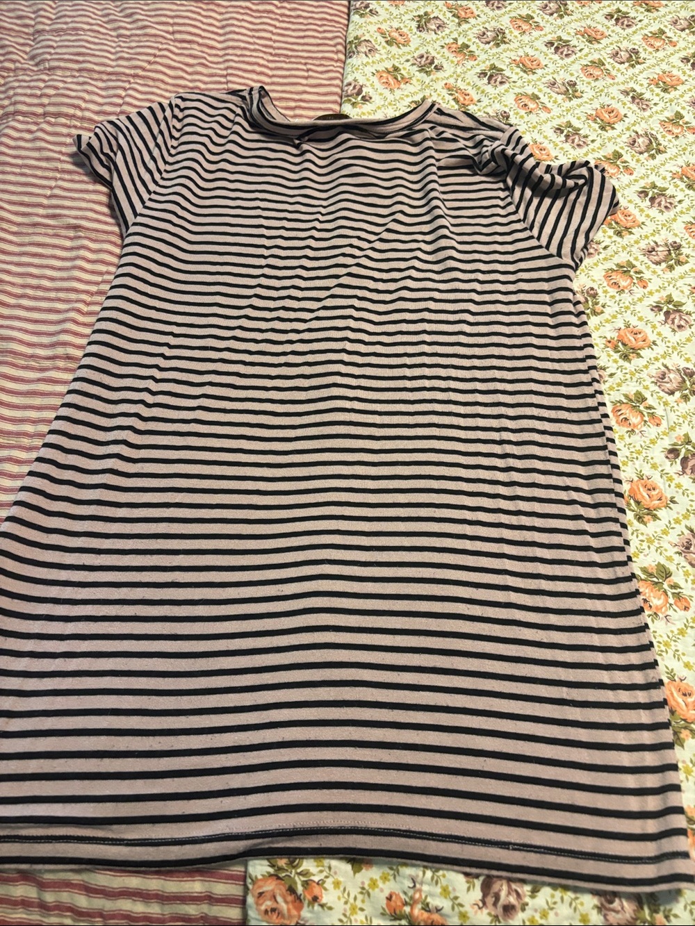 Zimmermann Tan and Black Striped Short Sleeve Tee - Picture 3 of 5